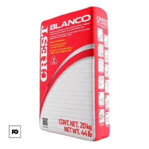 Adhesivo Crest blanco 20 kg.