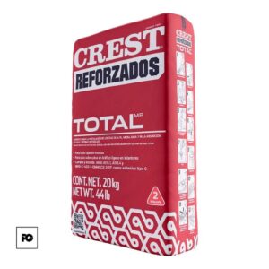 Adhesivo Crest Total color blanco 20 kg.