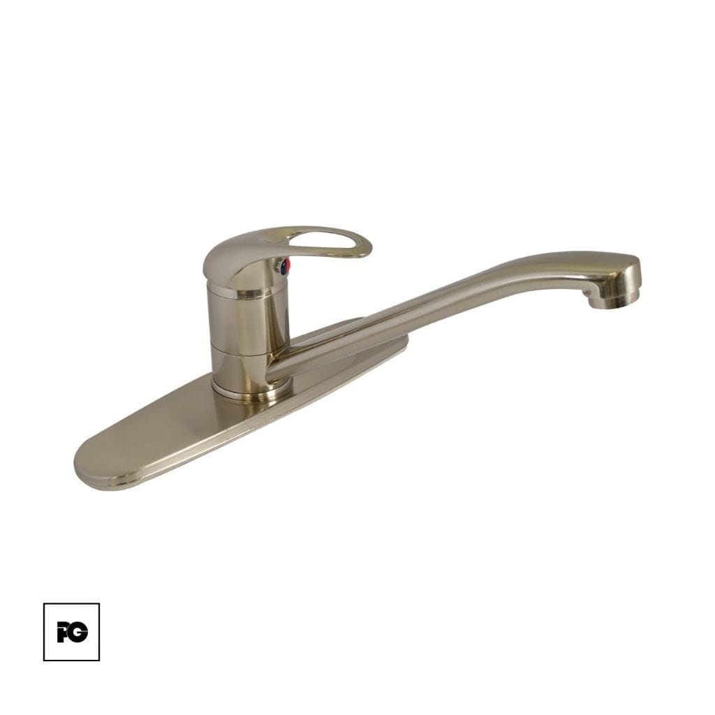 Monomando para cocina satinado, modelo 7-MS.