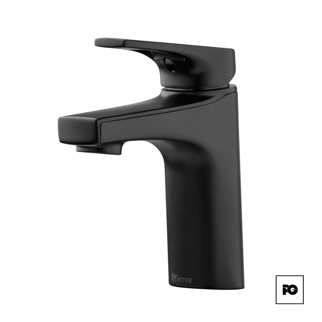 Monomando para lavabo, modelo Ferris negro