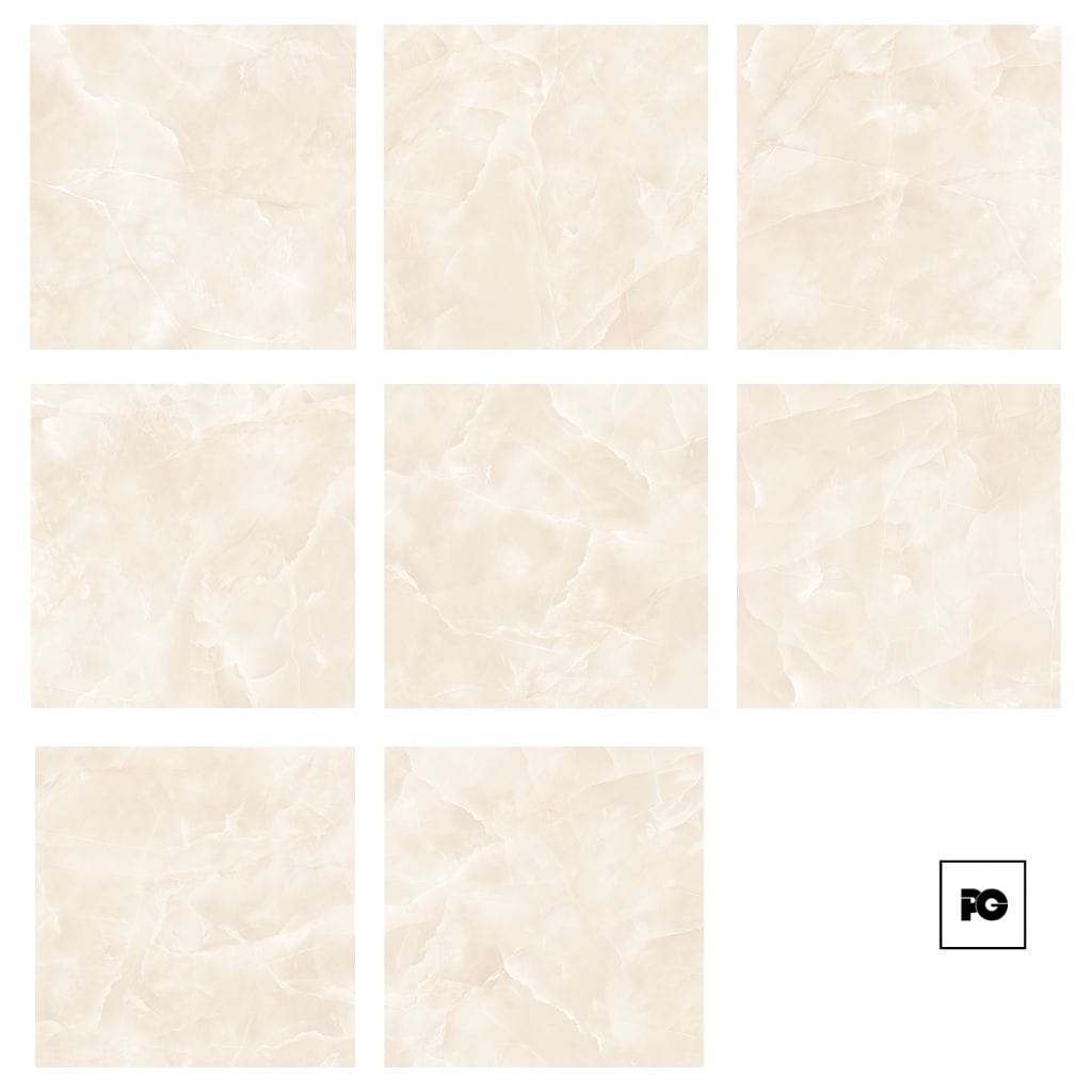 Piso cerámico color beige formato 55x55, modelo Pompei - Imagen 2
