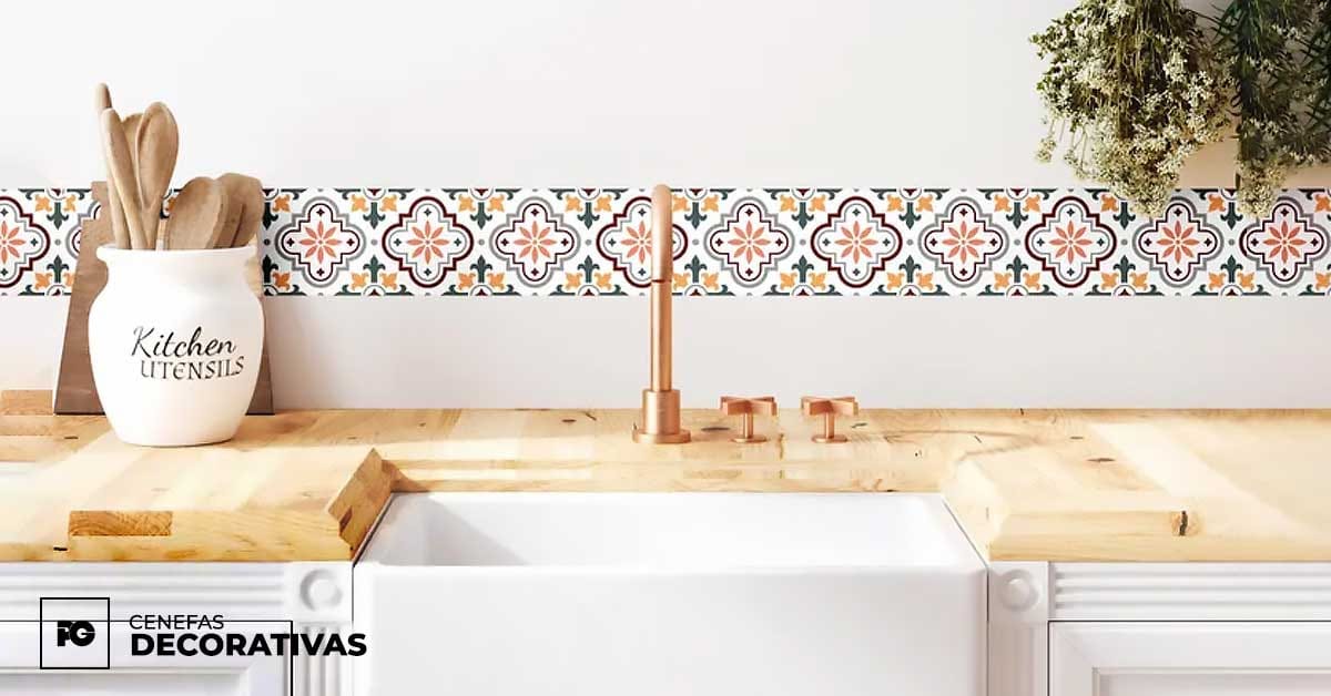 Cenefas decorativas: la clave para renovar tu cocina y baño