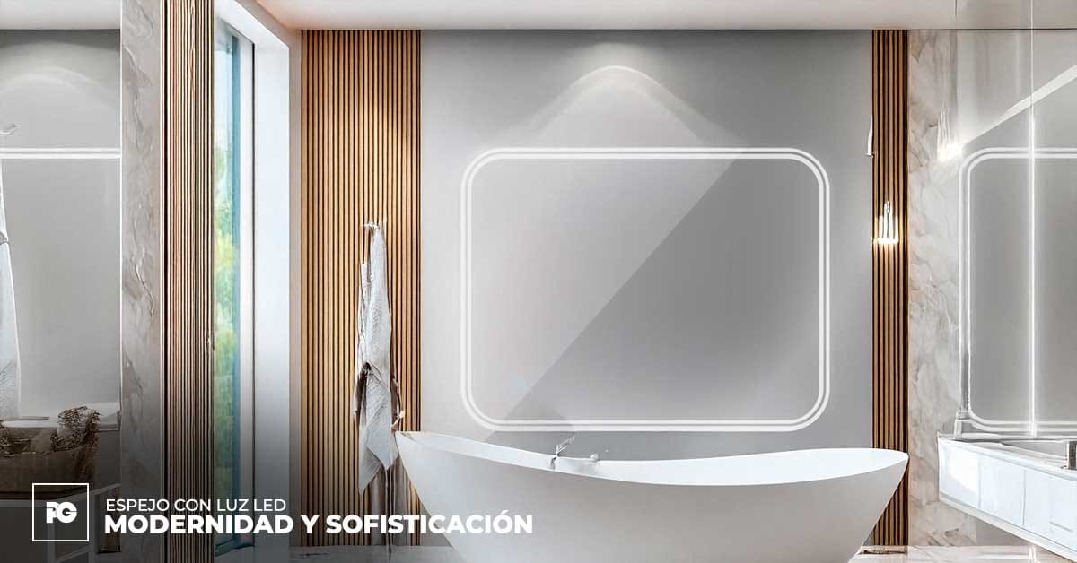 Espejo con Luz LED: Modernidad y Sofisticación