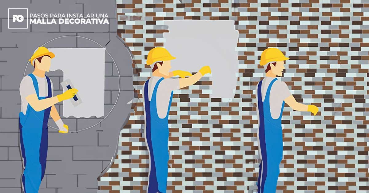 Cómo instalar mallas decorativas en 4 sencillos pasos